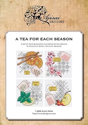 A tea for each season. Cross stitch and blackwork designs - Valentina Sardu - Libro Marcovalerio 2021, Ajisai Blackwork | Libraccio.it