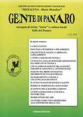 Gente di Panaro. Rassegna di storia, «storie» e cultura locale. Valle del Panaro. Vol. 22