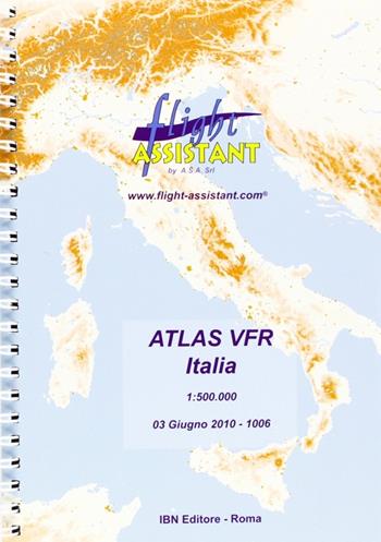 Atlas VFR Italia. Atlante cartografico VFR 1:500.000  - Libro IBN 2019 | Libraccio.it