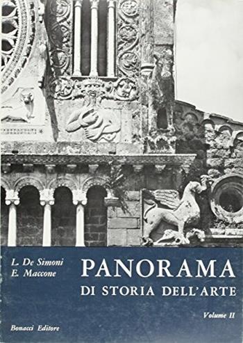 Panorama di storia dell'arte. per il Liceo scientifico. Vol. 2 - Luigi De Simoni, Elena Maccone - Libro Bonacci 1995, Scolastica | Libraccio.it