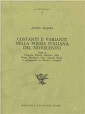 Costanti e varianti nella poesia italiana del Novecento