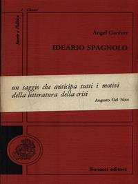 Ideario spagnolo - Ángel Ganivet - Libro Bonacci 1991, Storia e politica. Classici | Libraccio.it