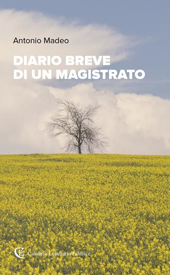 Diario breve di un magistrato - Antonio Madeo - Libro Calabria Letteraria 2021 | Libraccio.it