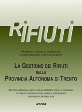 La gestione dei rifiuti nella Provincia Autonoma di Trento