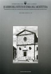 Quaderni dell'Istituto di storia dell'architettura. Nuova serie. Vol. 24