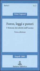 Forze, leggi e poteri. I sistemi dei diritti dell'uomo