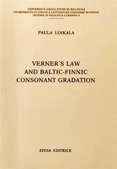 Verner's law and baltic-finnic consonant gradation