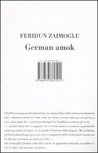 German amok - Feridun Zaimoglu - Libro Isbn Edizioni 2008 | Libraccio.it