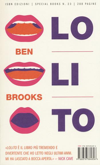 Lolito - Ben Brooks - Libro Isbn Edizioni 2014, Special books | Libraccio.it