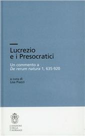 Lucrezio e i presocratici