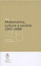 Matematica, cultura e società 2007-2008