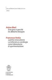 Eroi greci e perché ne abbiamo bisogno. Laetitia renovationis. La letteratura carolingia come laboratorio di sperimentazione