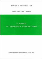 A manual of Palestinian Aramaic texts
