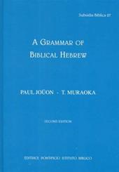 A Grammar of biblical Hebrew