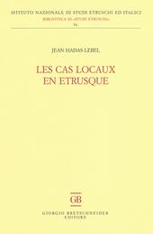 Les cas locaux en Etrusque