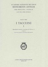 I taccuini. Vol. 1: Riproduzione anastatica e trascrizione dei Taccuini 1-4