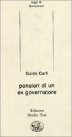 Pensieri di un ex governatore