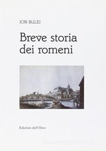 Breve storia dei romeni - Ion Bulei - Libro Edizioni dell'Orso 2006, La colonna infinita | Libraccio.it