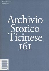 Archivio storico ticinese. Vol. 161