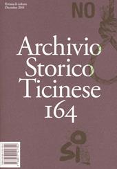 Archivio storico ticinese. Vol. 164