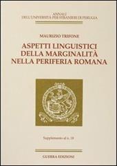 Aspetti linguistici della marginalità nella periferia romana. Supplemento al n.18
