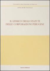 Il lessico degli statuti delle corporazioni perugine