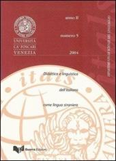 Itals. Didattica e linguistica dell'italiano come lingua straniera (2004). Vol. 5