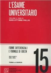 Forme differenziali e formule di Green