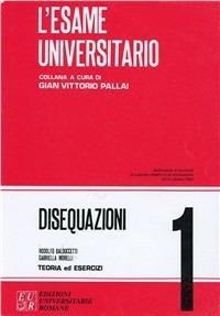 Disequazioni - Rodolfo Balduccetti, Gabriella Morelli - Libro Edizioni Univ. Romane 1999, L' esame universitario | Libraccio.it