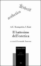 Il battesimo dell'estetica