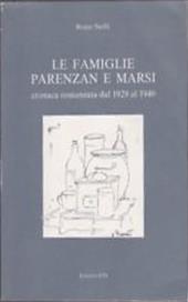 Le famiglie Parenzan e Marsi. Cronaca romanzata dal 1929 al 1940