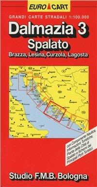 Dalmazia. Spalato. Carta stradale 1:100.000  - Libro Studio FMB Bologna 2000, Euro Cart | Libraccio.it