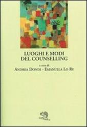 Luoghi e modi del counselling