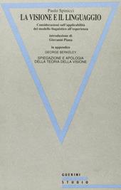 La visione e il linguaggio. Considerazioni sull'applicabilità del modello linguistico all'esperienza