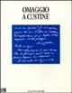 Omaggio a Custine  - Libro Flaccovio 1992, Linguaggi incrociati | Libraccio.it