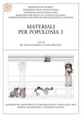 Materiali per Populonia. Vol. 3