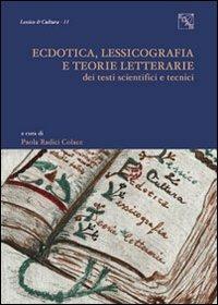 Ectodica, lessicografia e teorie letterarie dei testi scientifici e tecnici  - Libro EDAS 2013, Lessico & cultura | Libraccio.it
