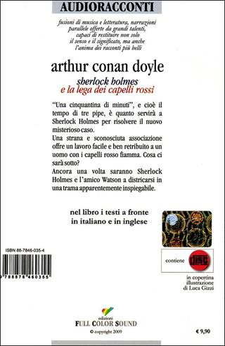Sherlock Holmes e la lega dei capelli rossi letto da Francesco Pannofino. Audiolibro. CD Audio. Con libro - Arthur Conan Doyle - Libro Full Color Sound 2009, Audioracconti | Libraccio.it