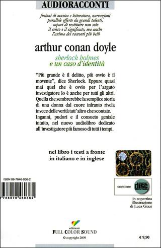 Sherlock Holmes e un caso d'identità letto da Francesco Pannofino. Audiolibro. CD Audio. Con libro - Arthur Conan Doyle - Libro Full Color Sound 2009, Audioracconti | Libraccio.it