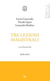 Tre lezioni magistrali 2016-2017