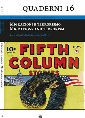 Migrazioni e terrorismo-Migrations and terrorism  - Libro Sette città 2018, Quaderni ASEI | Libraccio.it