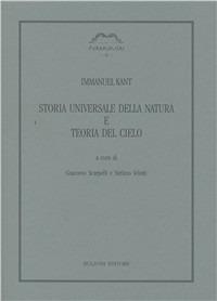 Storia universale della natura e teoria del cielo - Immanuel Kant - Libro Bulzoni 2009, Syrakousai | Libraccio.it