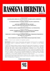 Rassegna iberistica. Vol. 98