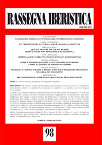 Rassegna iberistica. Vol. 98  - Libro Bulzoni 2013, Rassegna di iberistica | Libraccio.it
