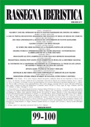 Rassegna iberistica vol. 99-100  - Libro Bulzoni 2013, Rassegna di iberistica | Libraccio.it