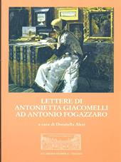 Lettere di Antonietta Giacomelli ad Antonio Fogazzaro