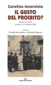 Carolina Invernizio. Il gusto del proibito? Atti del Convegno (Govone, 13-14 ottobre 2006)