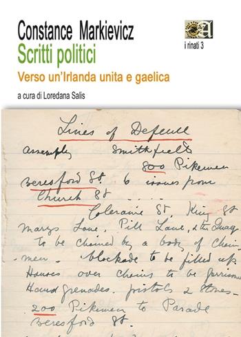 Scritti politici. Verso un'Irlanda unita e gaelica - Costance Markievicz - Libro Angelica 2022 | Libraccio.it