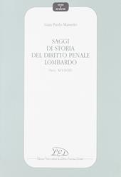 Saggi di storia del diritto penale lombardo (secc. XVI-XVIII)