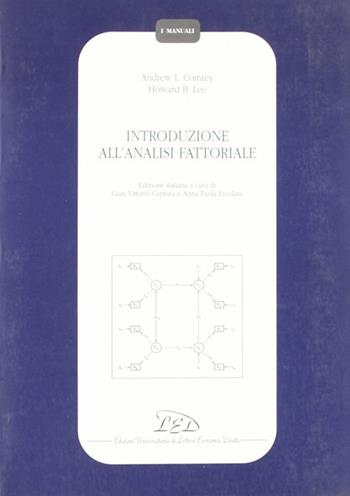Introduzione all'analisi fattoriale - Andrew L. Comrey, Howard B. Lee - Libro LED Edizioni Universitarie 1995, I manuali | Libraccio.it